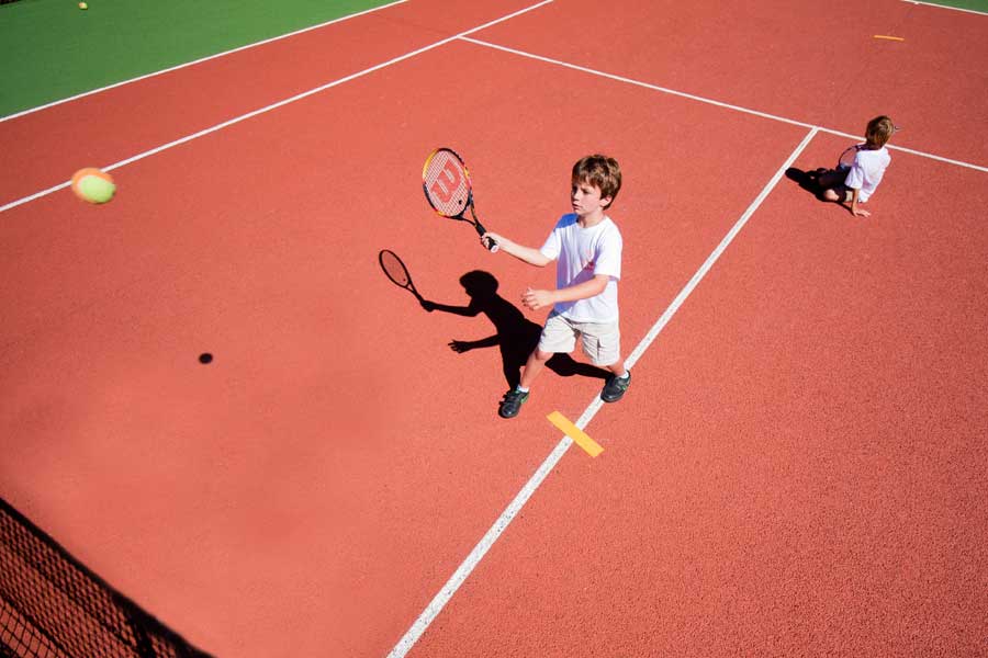 Tennis le Grand-Bornand Genève et le Lac Léman